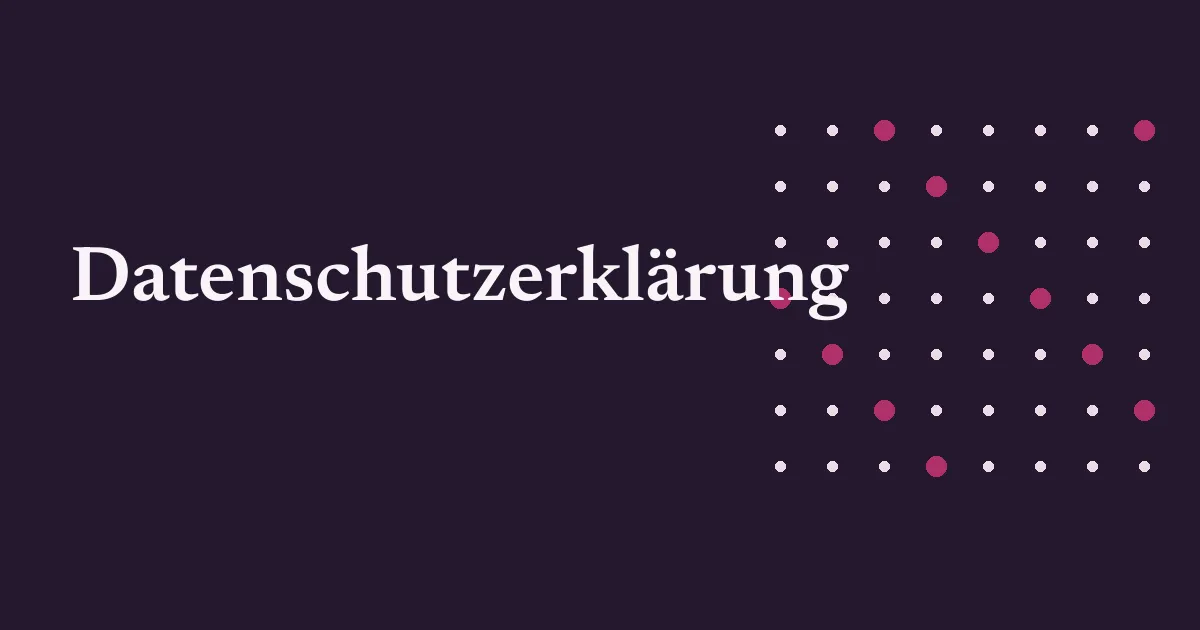 Datenschutzerklärung